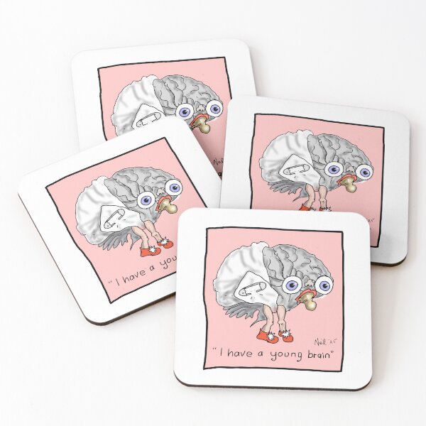 Item preview, I have a young brain designed and sold by FingerlimeArt.
