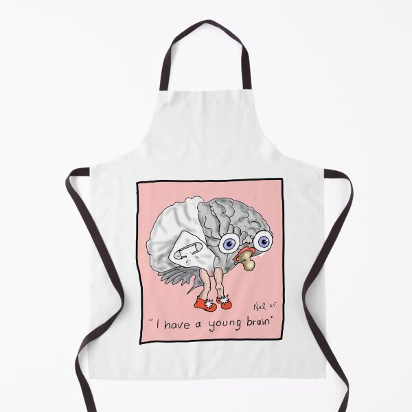 Item preview, I have a young brain designed and sold by FingerlimeArt.