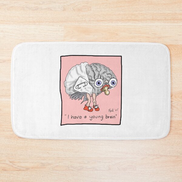 Item preview, I have a young brain designed and sold by FingerlimeArt.