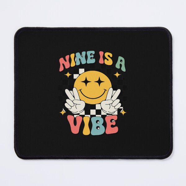 Item preview, Nine Is A Vibe 9th Birthday Groovy Boys Girls 9 Years Old designed and sold by JessicaWalshdf.