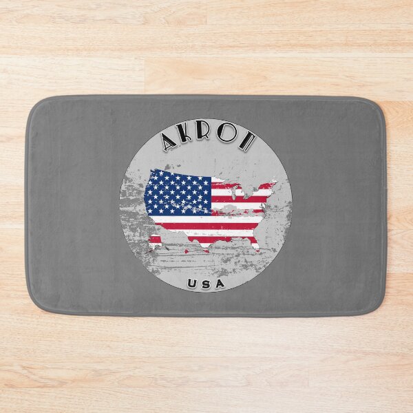Item preview, Akron United States of America Flag Worn  designed and sold by World Designs.