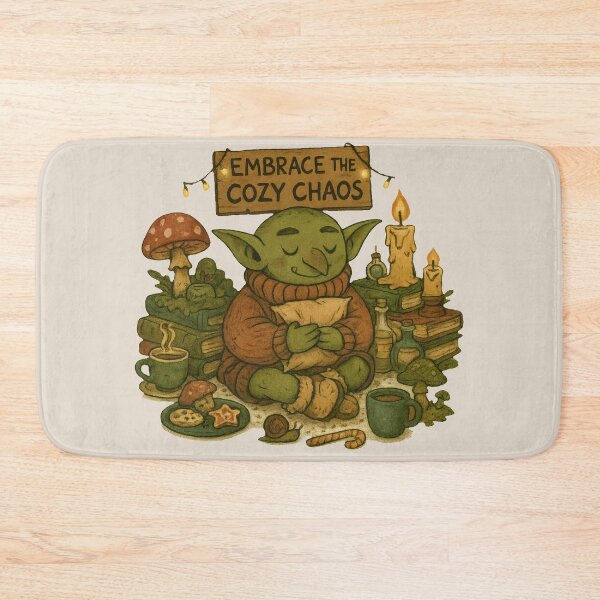 Item preview, Cozy Chaos Goblin Den – Whimsical Goblincore Winter Design designed and sold by Ombrya.
