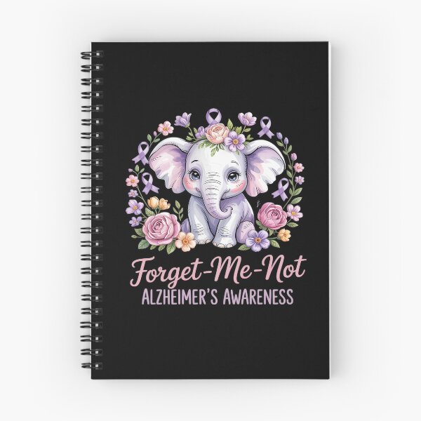 Item preview, Forget me not Alzheimer's Awareness Elephant Flower 1 designed and sold by RayArmstrong.