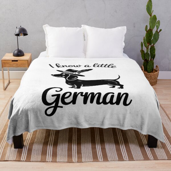 Item preview, I Know A Little German Dachshund designed and sold by Jadiantukora.