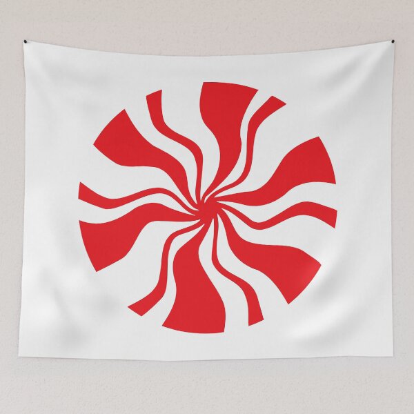 Item preview, Candy Stripe Red circle designed and sold by lokiblueguitar.