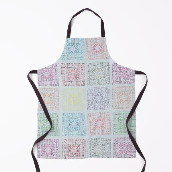 Item preview, Rainbow Flower Granny Square Pattern Crochet Chart designed and sold by Emsimonsen.