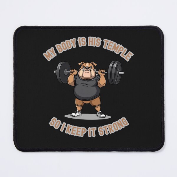 Item preview, My Body Is His Temple – Keep It Strong designed and sold by SimplyJay10.