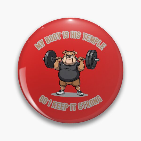 Item preview, My Body Is His Temple – Keep It Strong designed and sold by SimplyJay10.