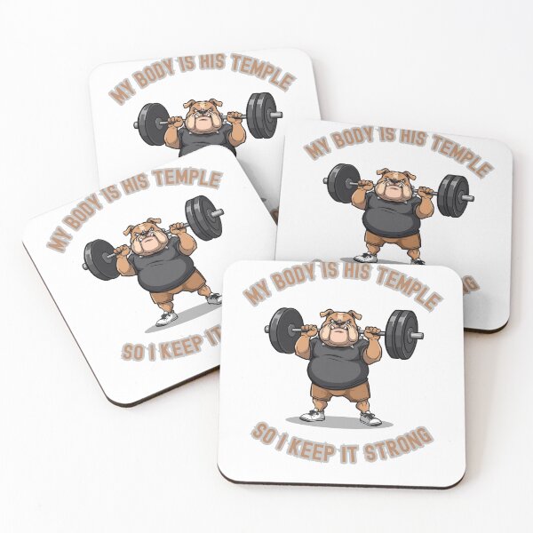 Item preview, My Body Is His Temple – Keep It Strong designed and sold by SimplyJay10.
