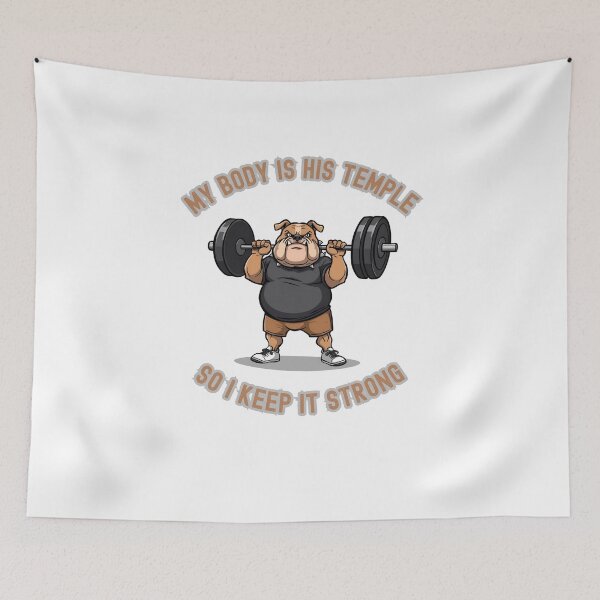 Item preview, My Body Is His Temple – Keep It Strong designed and sold by SimplyJay10.