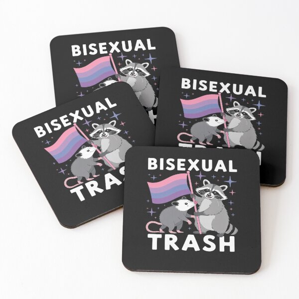 Item preview, Bisexual Trash Gay Pride Rainbow LGBT Raccoon Possum designed and sold by HaileyRobel.
