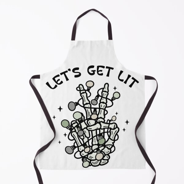 Item preview, Let’s Get Lit Skeleton Hand – Funny Christmas Lights Design designed and sold by lewandowskast.