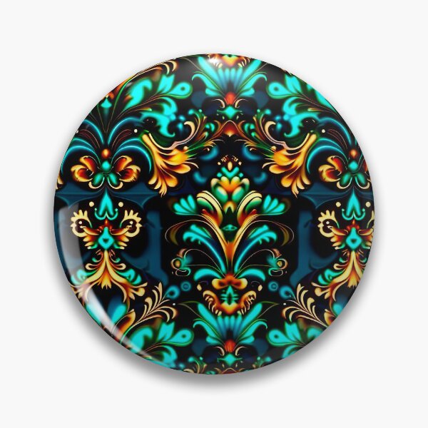 Item preview, Baroque Opulence: Red Floral Tapestry Digital Pattern designed and sold by LanaGustavsson.
