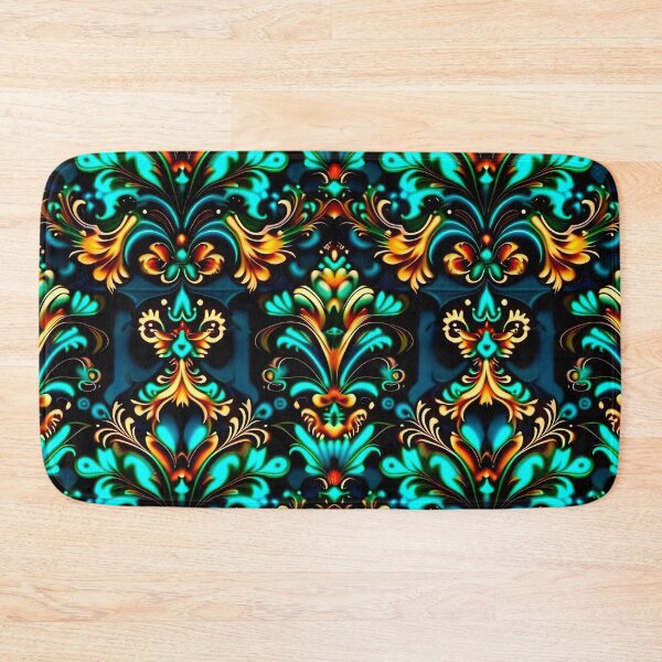 Item preview, Baroque Opulence: Red Floral Tapestry Digital Pattern designed and sold by LanaGustavsson.