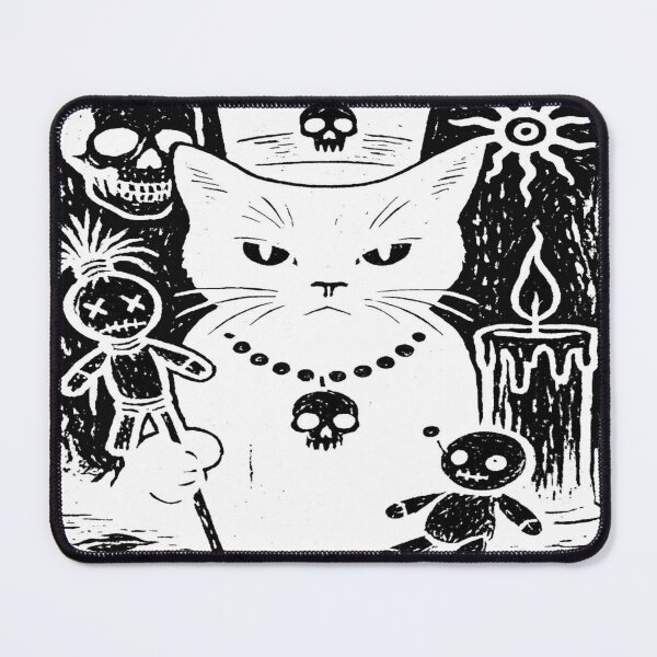 Item preview, white voodoo cat designed and sold by Catfighter.
