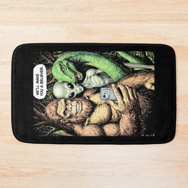 Item preview, Bigfoot Selfie Alien Loch Ness Monster Funny Believer designed and sold by GrandeDuc.