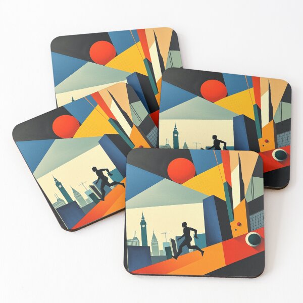 Item preview, Urban Pulse: Silhouette in Motion designed and sold by TwoDotsStudio.