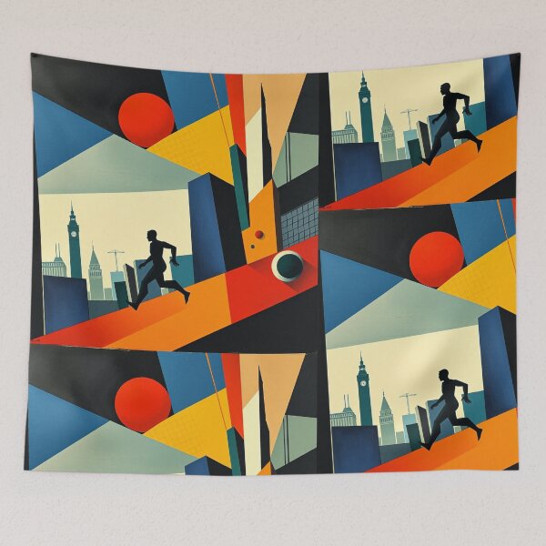 Item preview, Urban Pulse: Silhouette in Motion designed and sold by TwoDotsStudio.