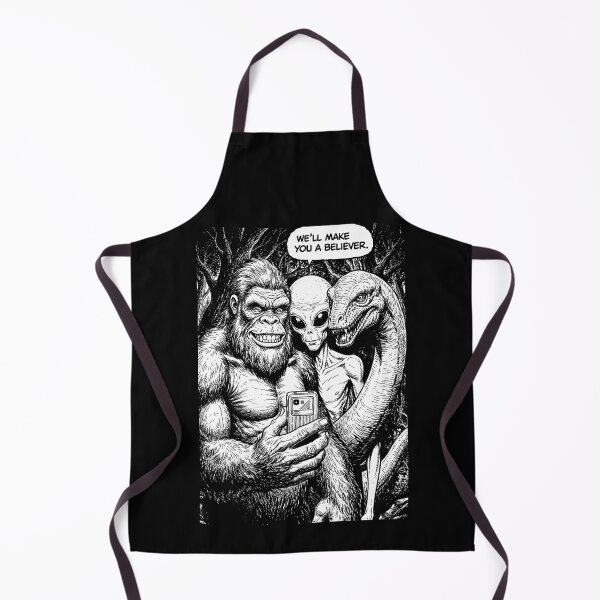 Item preview, Bigfoot Selfie Alien Loch Ness Monster Funny Believer designed and sold by GrandeDuc.