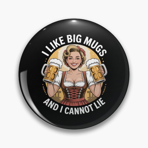 Item preview, I Like Big Mugs And I Cannot Lie Oktoberfest Beer Mug Dirndl designed and sold by Jadiantukora.