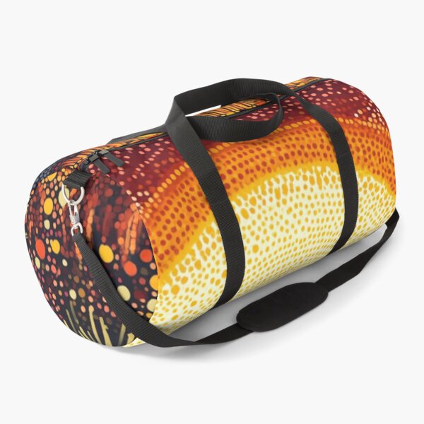 Item preview, Aboriginal Inspired Dot Art - Ayers Rock Uluru At Midnight designed and sold by GrinGalore.
