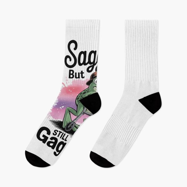 Item preview, Sagging But Still Gagging Frog Meme1 6 designed and sold by HuValverdeArt.