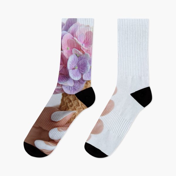 Item preview, Flower ice cream cone in hand designed and sold by anytka.