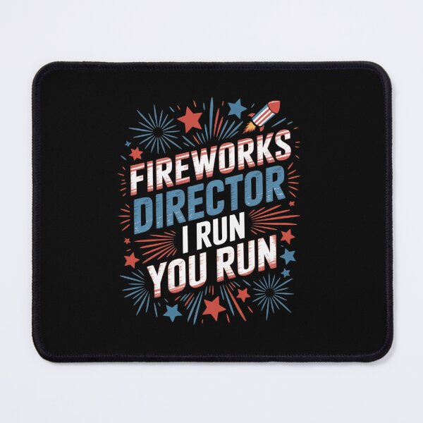 Item preview, Fireworks Director I Run You Run 4Th Of July designed and sold by Kcgarciaso.