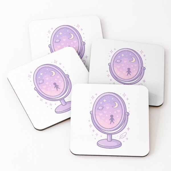 Item preview, Cosmic Portal Mirror Art | Cute Cosmic Art | Spiritual Awakening | Cute Sticker designed and sold by HerDreamCodes.