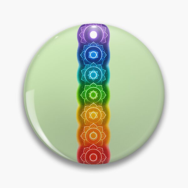 Item preview, Cosmic Chakra Alignment – Seven Chakras Neon Spiritual Energy Art designed and sold by Dezpro.