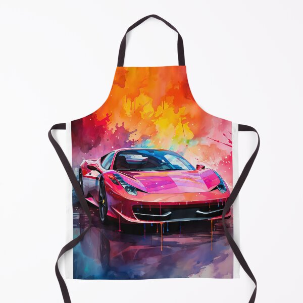 Item preview, Italian Exotic Sports Car Bursts Through Color Explosion designed and sold by RevUpDesign.