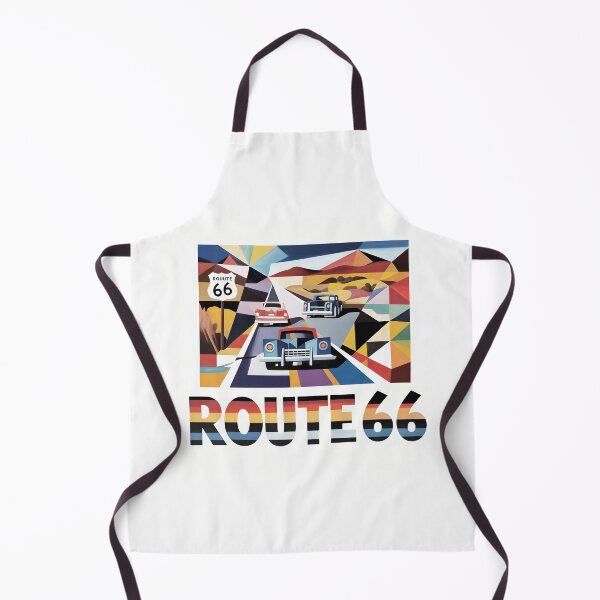 Item preview, Route 66 Minimalist Contemporary Art Print – Retro American Highway Decor designed and sold by OzzFrequency.