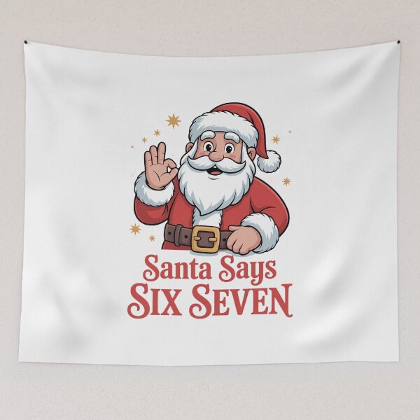 Item preview, Six Seven Meme Christmas Santa Saying 6 7 Internet Joke designed and sold by VENOM0RIOT.