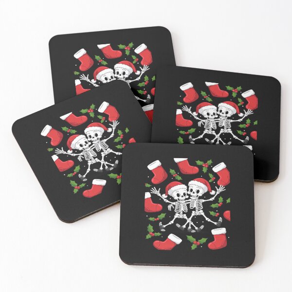Item preview, Christmas Dancing Skeletons Xmas Bones Goth Women Men  designed and sold by MathisBellanger.