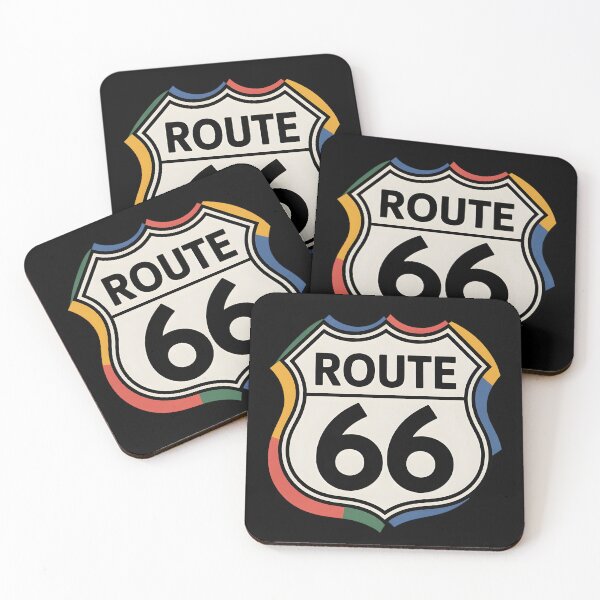 Item preview, Copy of Route 66 Minimalist Contemporary Art Print – Retro American Highway Decor designed and sold by OzzFrequency.