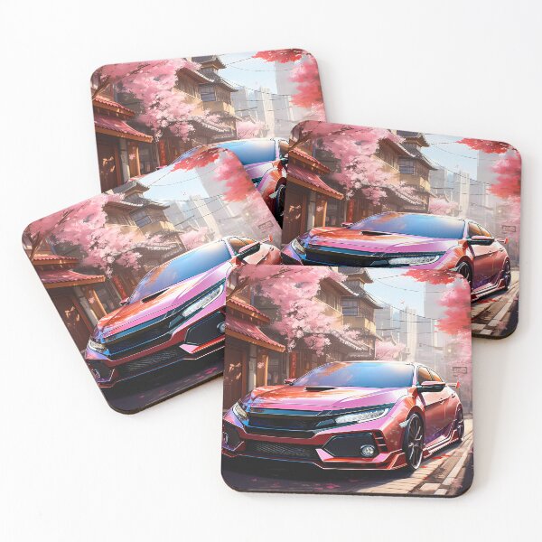 Item preview, Turbocharged Sports Hatch In Vibrant Cherry Blossom Japan designed and sold by RevUpDesign.