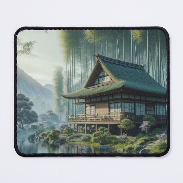 Item preview, Serenity Among the Bamboo Dawn designed and sold by calmgarden.