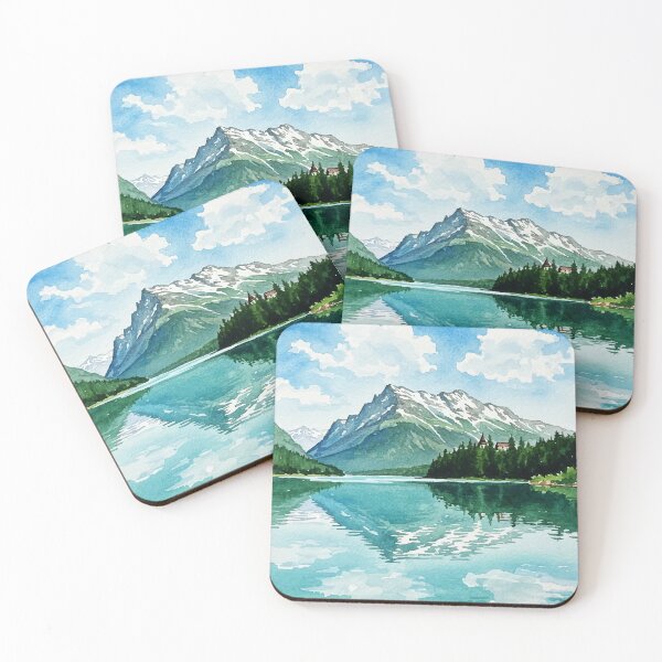 Item preview, Peaceful mountain landscape designed and sold by Design4uStudio.