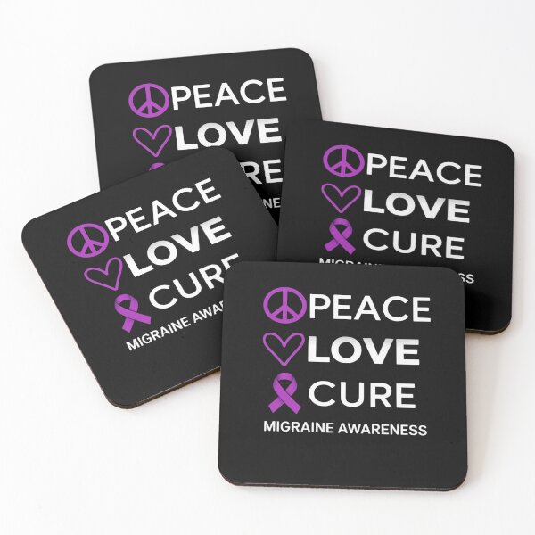 Item preview, Chronic Migraine Awareness Headache Purple Ribbon designed and sold by RayArmstrong.