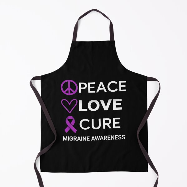 Item preview, Chronic Migraine Awareness Headache Purple Ribbon designed and sold by RayArmstrong.