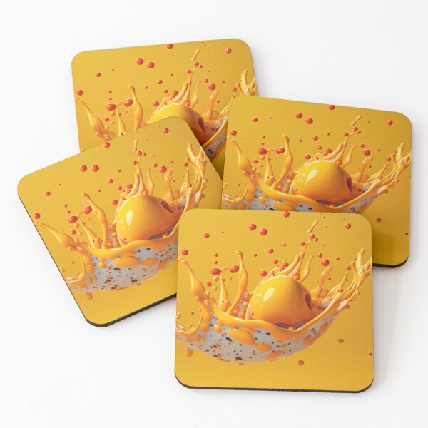 Item preview, A close-up of a ball with orange liquid splashing designed and sold by anytka.