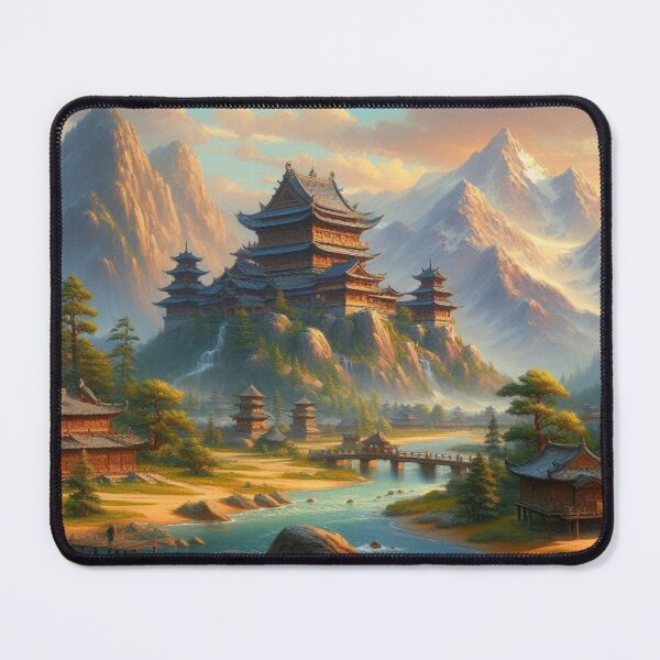 Item preview, Echoes Beneath the Golden Peaks designed and sold by calmgarden.