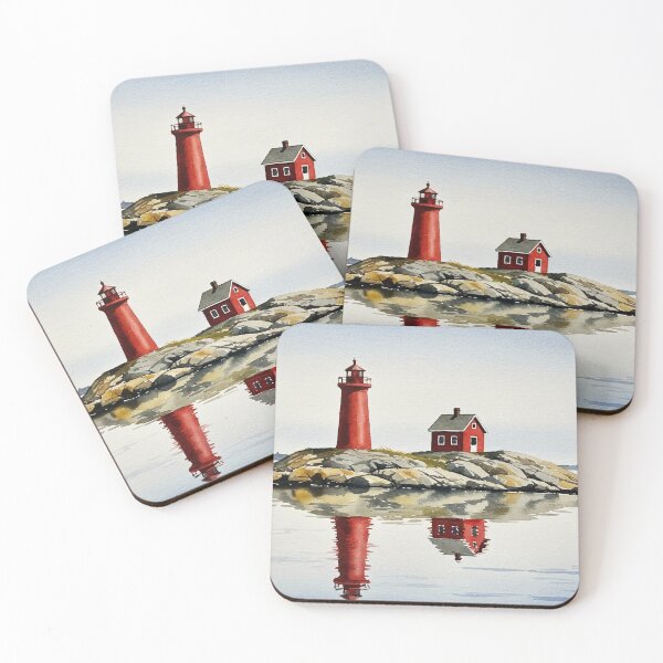 Item preview, Red lighthouse designed and sold by Design4uStudio.