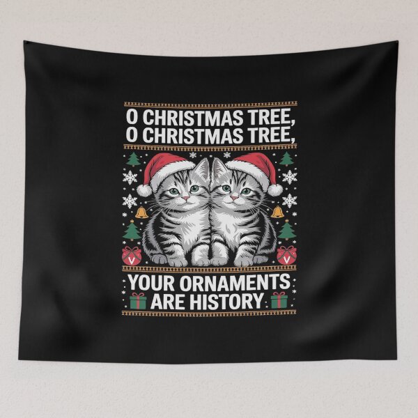Item preview, Christmas Tree Pattern - Fun - Cotton Blend - Machine Wash  designed and sold by MathisBellanger.