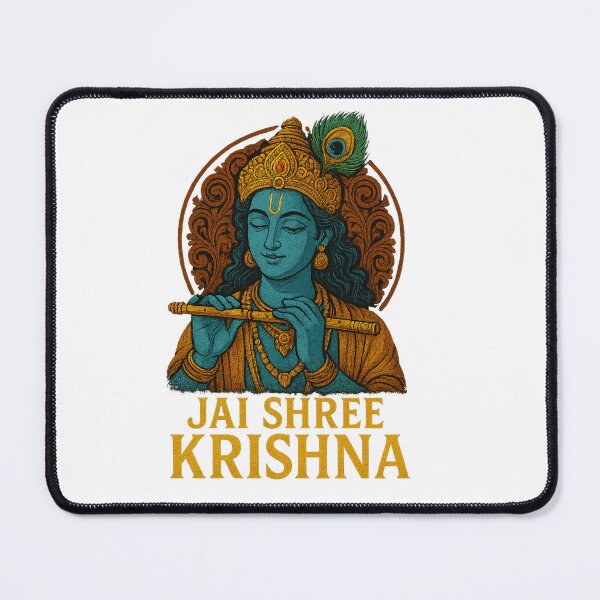 Item preview, Divine Krishna Playing the Flute designed and sold by HiteshArt111.
