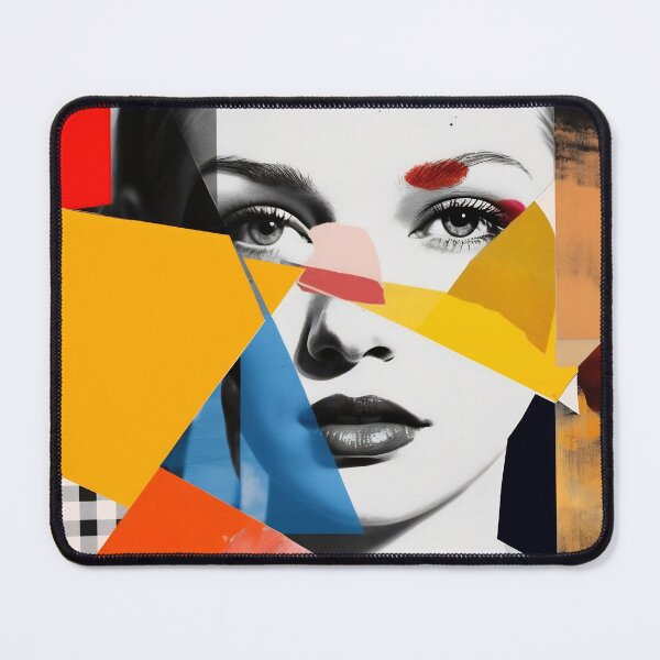 Item preview, Popup poster with woman portrait. Colorful digital art designed and sold by anytka.