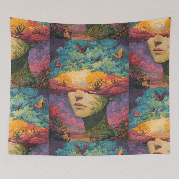 Item preview, Glowing Psychedelic Nature designed and sold by bapupa.