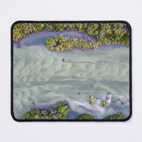 Item preview, A serene aerial photograph of Wallis Lake designed and sold by Justin Mckinney.