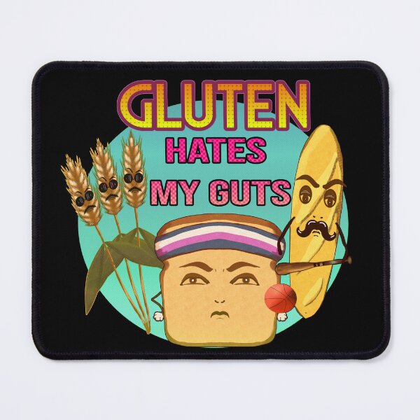 Item preview, Gluten Hates My Guts designed and sold by Kyradem.