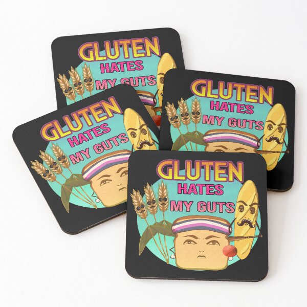 Item preview, Gluten Hates My Guts designed and sold by Kyradem.